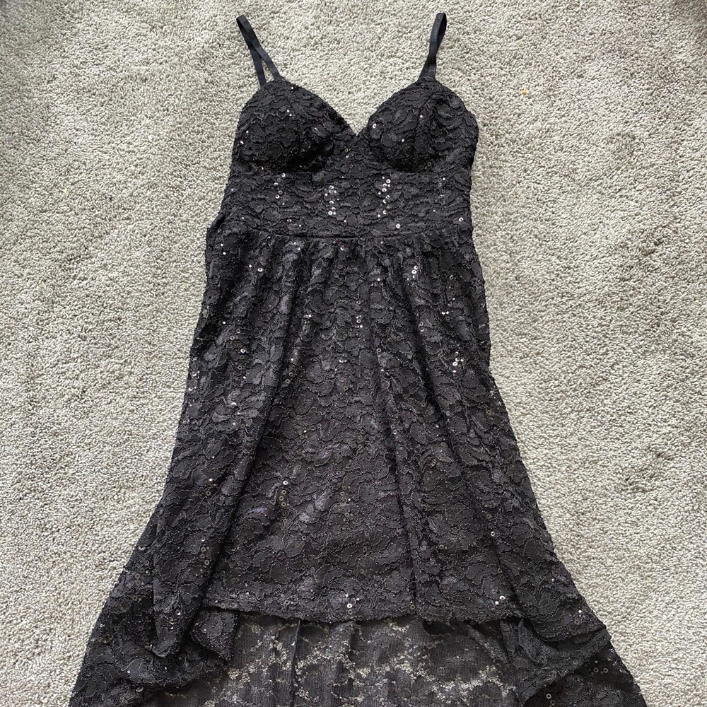 Black sequined dress, sz S